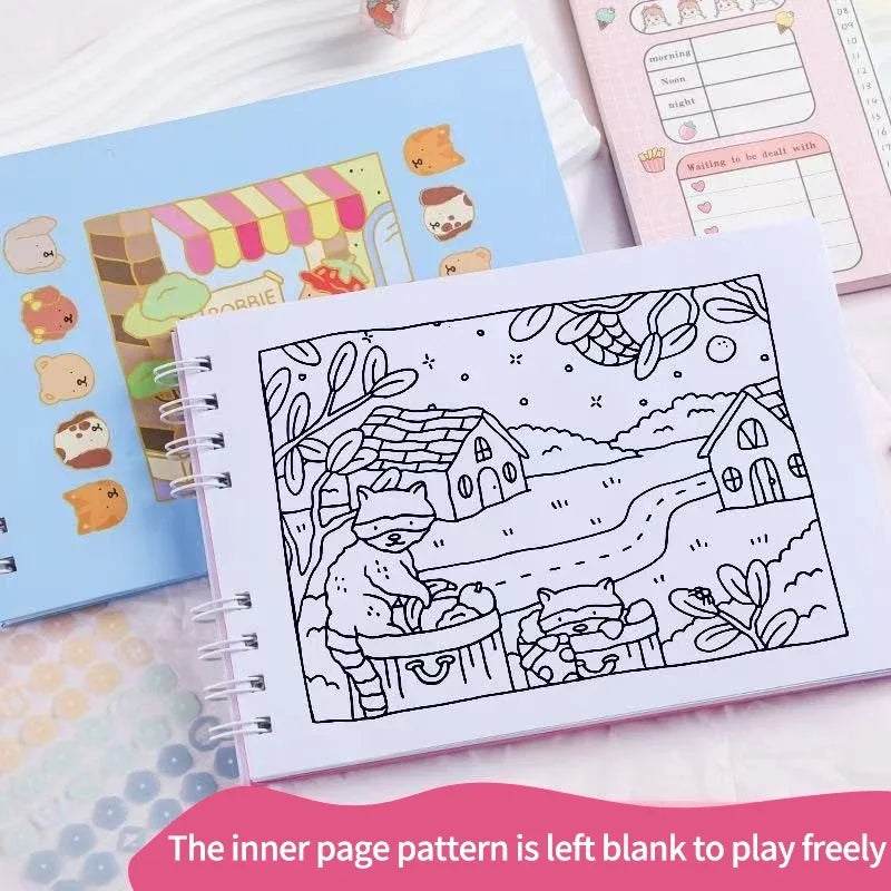 Bobbie Good Coloring Book for Adults and Teens Educational Doodle Book Coloring Books Students Stationery Children's Gifts