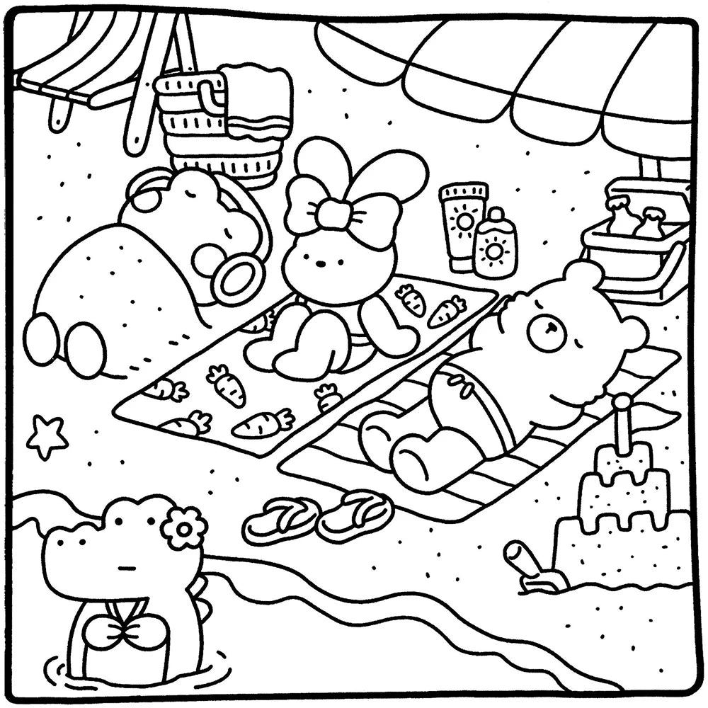 Cozy Coloring Books Children & Adult Colouring Book for Drawing