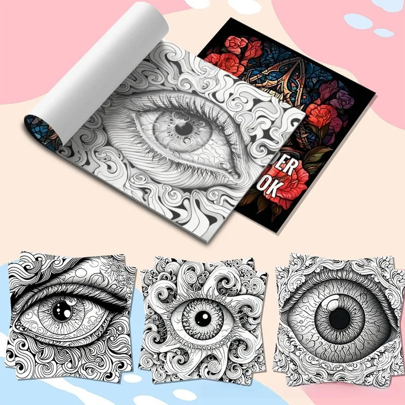 Blacking Me Out: Picture Books for Adults and Teens Coloring Books for Decompressing Relaxing and Imaginative Coloring