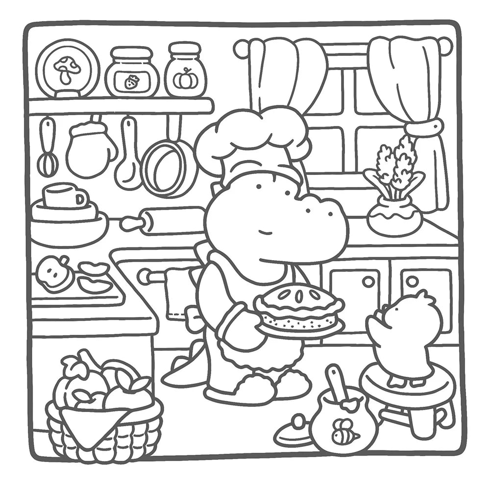 Cozy Coloring Books Children & Adult Colouring Book for Drawing