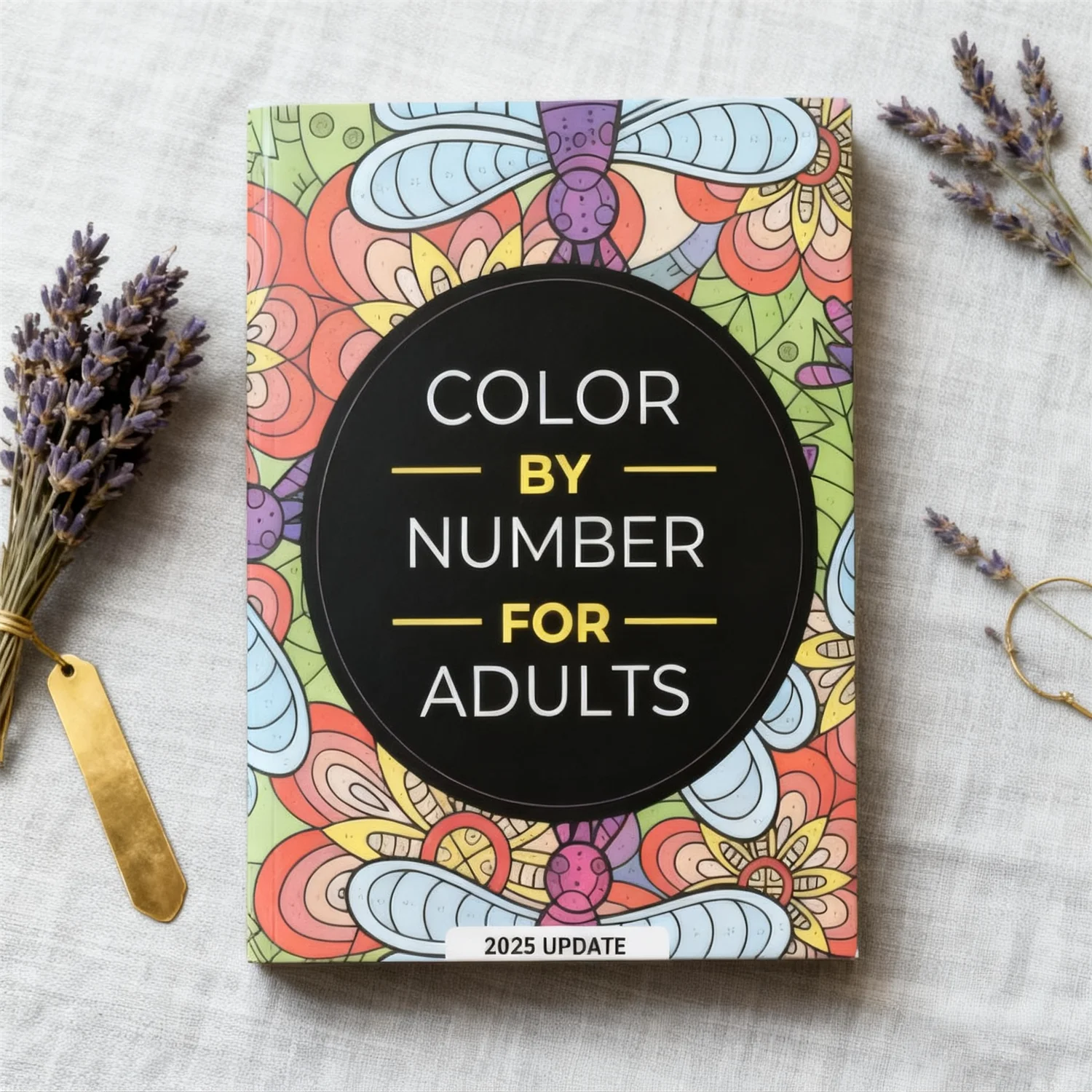  Color By Number For Adult Colouring Book: A Unique Background Paper Adult Colouring Book For Men Women & Teens Stress Relief