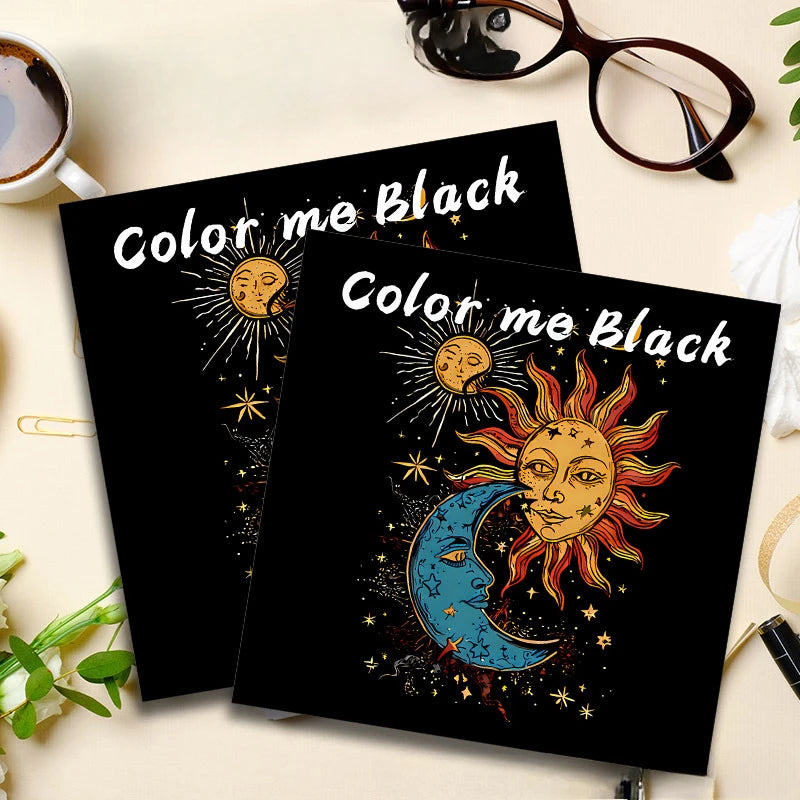 Blacking Me Out: Picture Books for Adults and Teens Coloring Books for Decompressing Relaxing and Imaginative Coloring