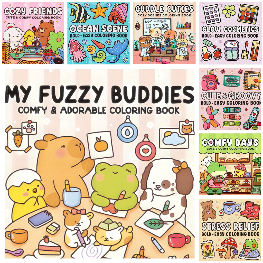 Cozy Coloring Books Children & Adult Colouring Book for Drawing