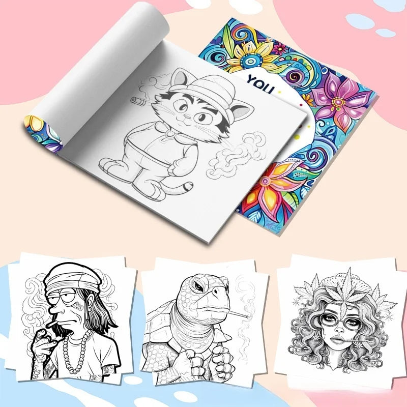 Blacking Me Out: Picture Books for Adults and Teens Coloring Books for Decompressing Relaxing and Imaginative Coloring