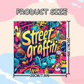 Street Graffiti Colouring Book Adult Picture Book