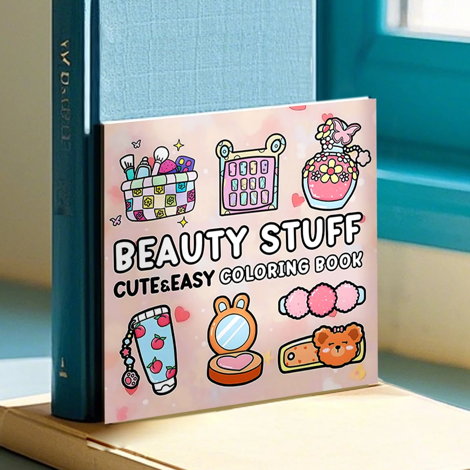 Beauty Stuff Coloring Book 24 Page Adult Picture Books Gift Birthday Party Relieve Stress Kill Time Graffiti Painting Drawing ﻿